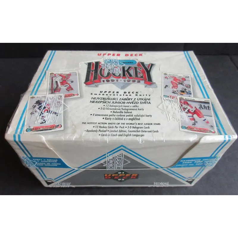 1991/92 Upper Deck World Juniors Hockey Box (Czech)
