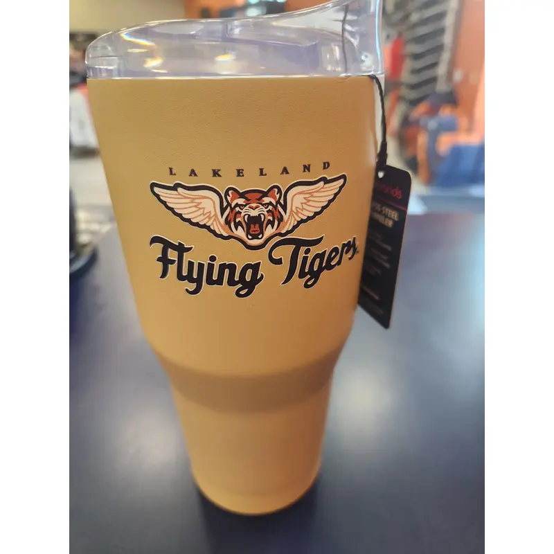 30oz Powder Coat Tumbler- Khaki