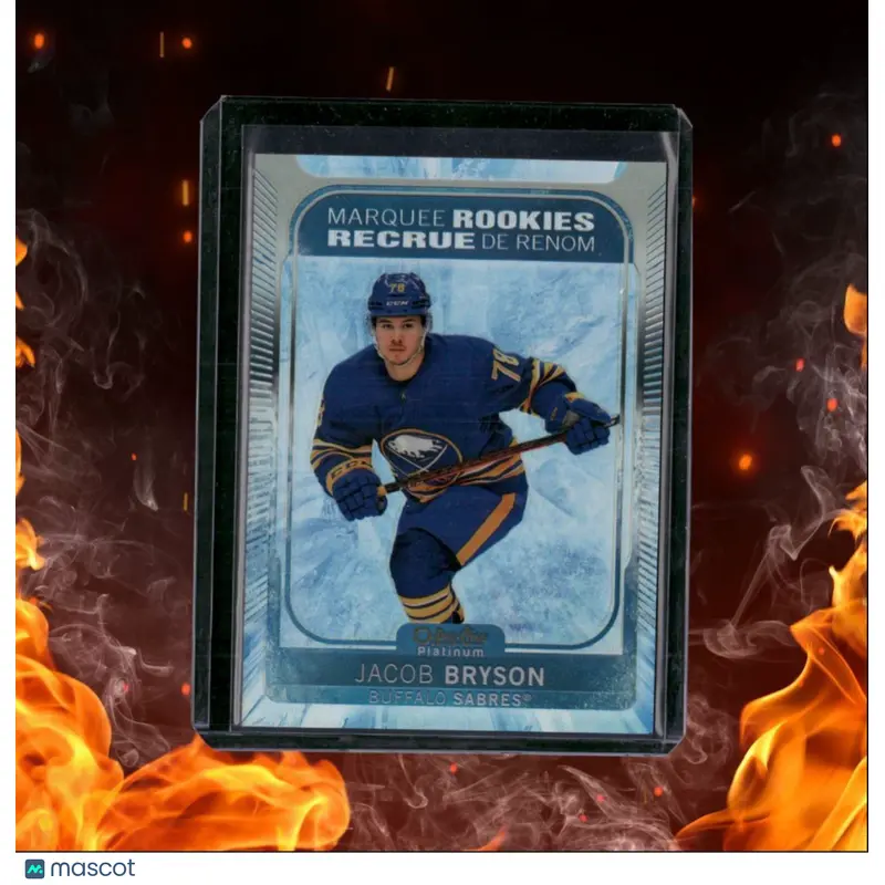 2022-23 O-Pee-Chee Platinum Jacob Bryson Marquee Arctic Freeze Rookie 67/99 #221
