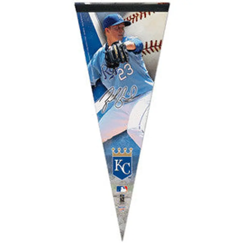 Zack Greinke "Signature" Kansas City Royals Premium Collector's Pennant (L.E. /2,009)