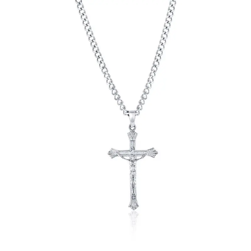 Stainless Steel, Cross Neckalce