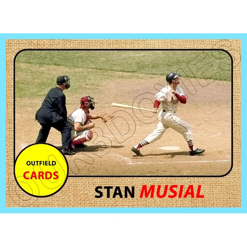 Stan Musial 1968 Topps Custom Card - 4505
