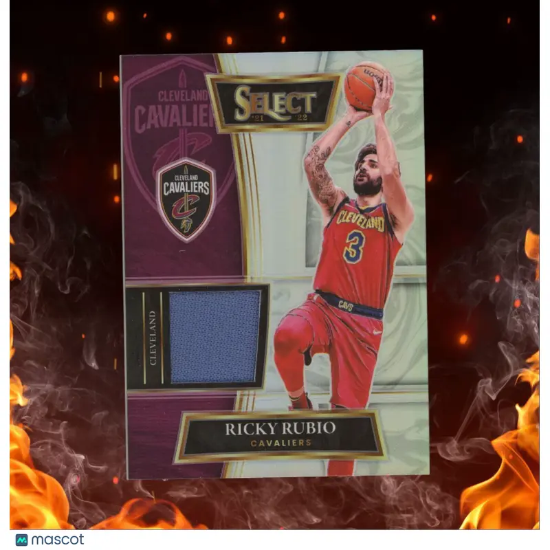 2021-22 Panini Select Ricky Rubio Selective Swatches Silver Prizm #SS-RRB