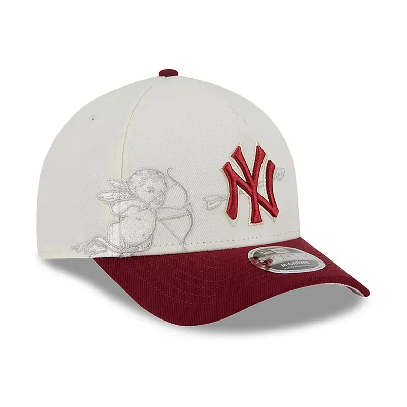 New York Yankees Cherub Chrome White 9FORTY M-Crown A-Frame Adjustable Cap
