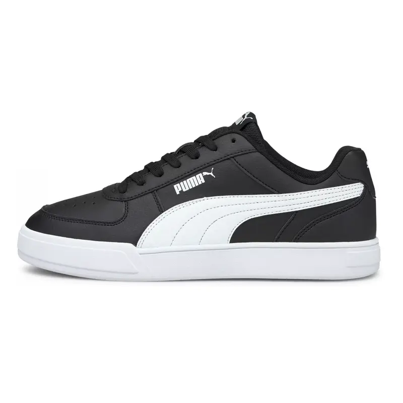 PUMA MENS BLACK WHITE TENNIS SHOE PUMA CAVEN 380810 04