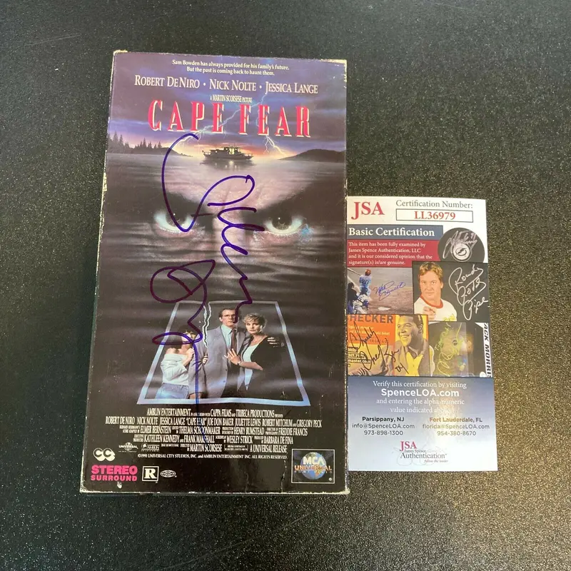 Illeana Douglas Signed Cape Fear VHS Movie With JSA COA