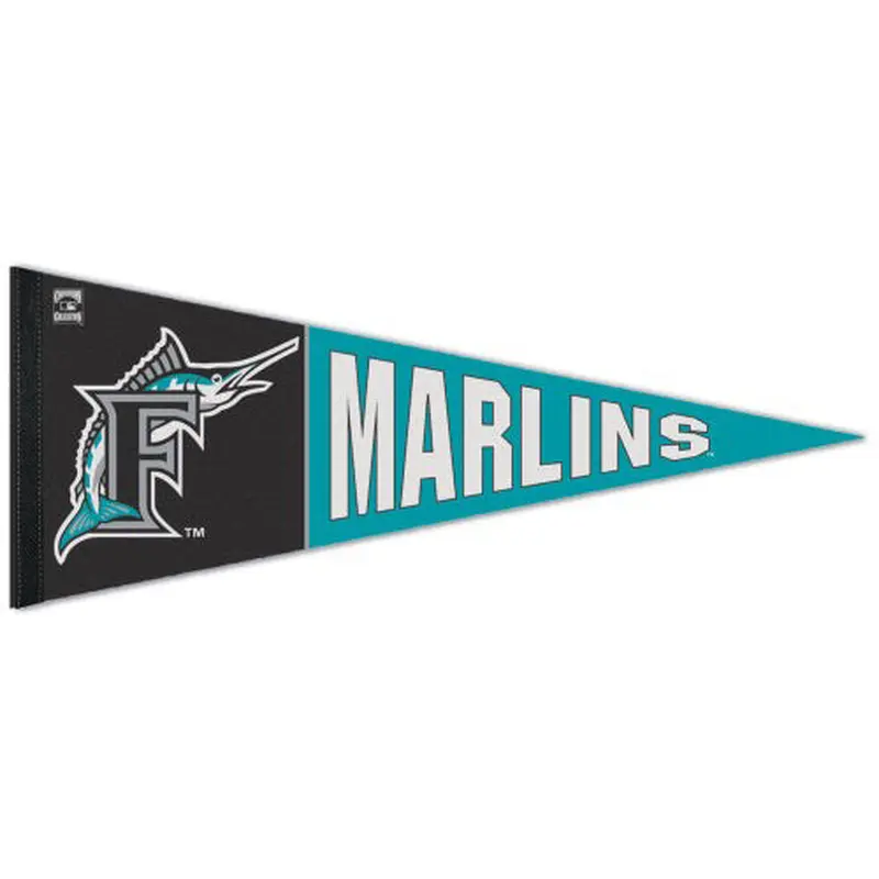 Florida Marlins Official MLB Retro 1990s Style Premium Felt Pennant - Wincraft Inc.