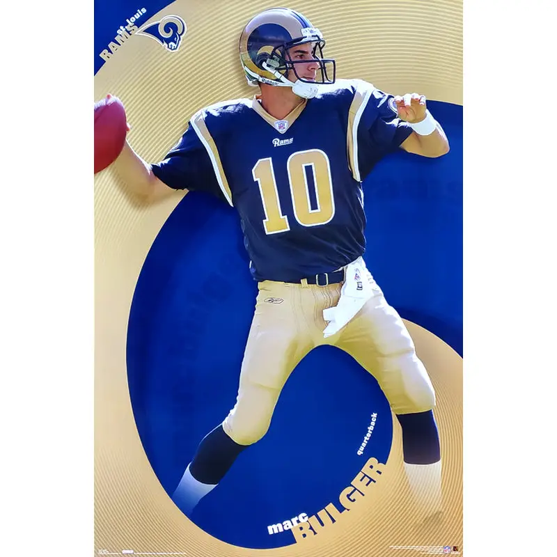 Marc Bulger "Ram Power" St. Louis Rams QB NFL Action Poster - Costacos 2005