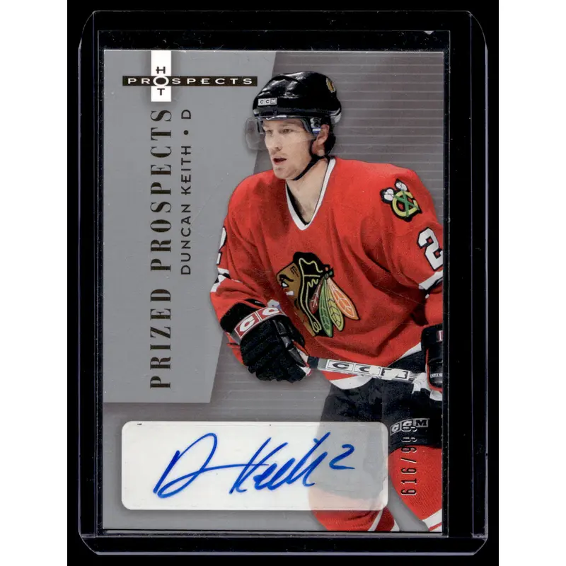 2005-06 Fleer Hot Prospects - Prized Prospects - Duncan Keith #195 /999 RC