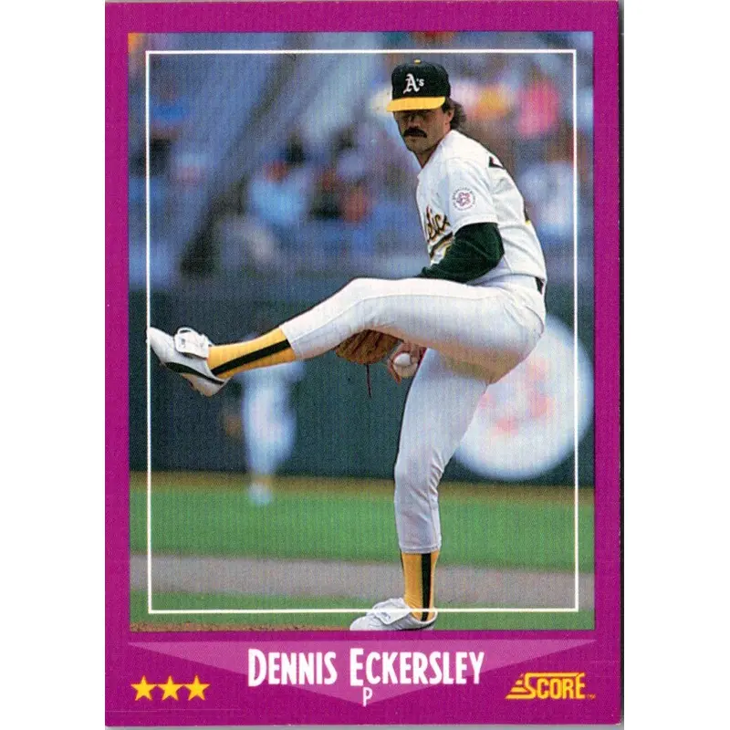 1988 Score Dennis Eckersley #104