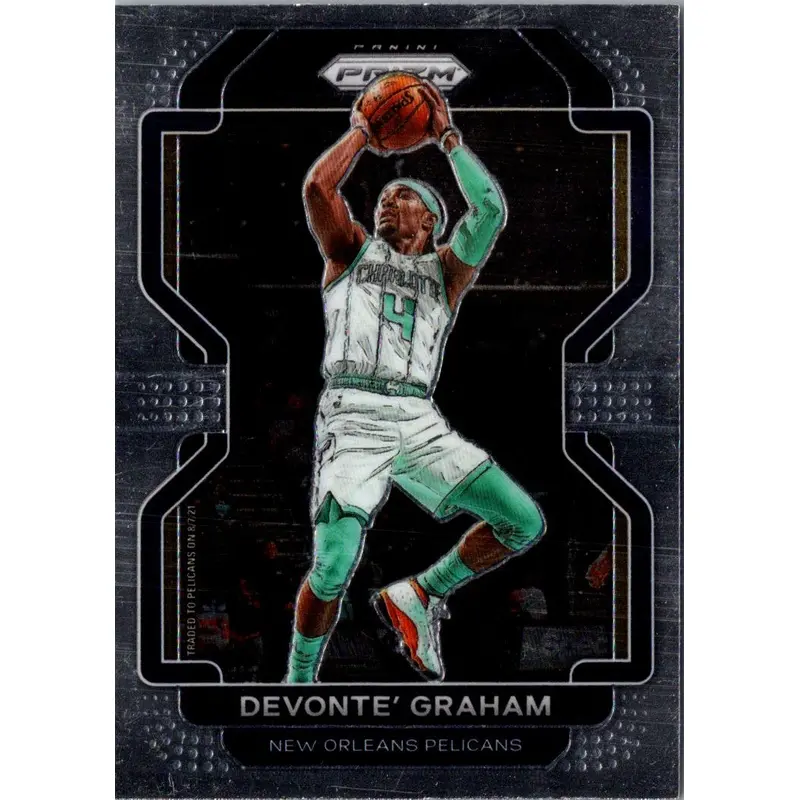 2021 Panini Prizm Blue Devonte' Graham #184