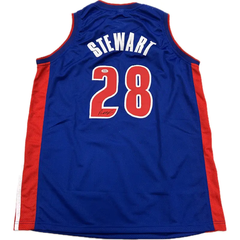 Isaiah Stewart signed jersey PSA/DNA Detroit Pistons Autographed