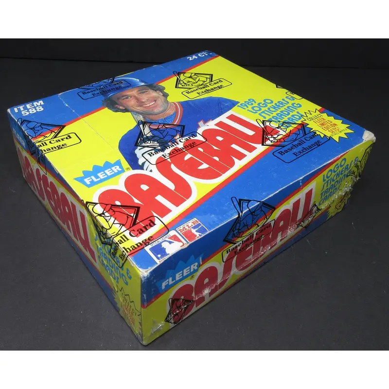1989 Fleer Baseball Unopened Cello Box (BBCE)