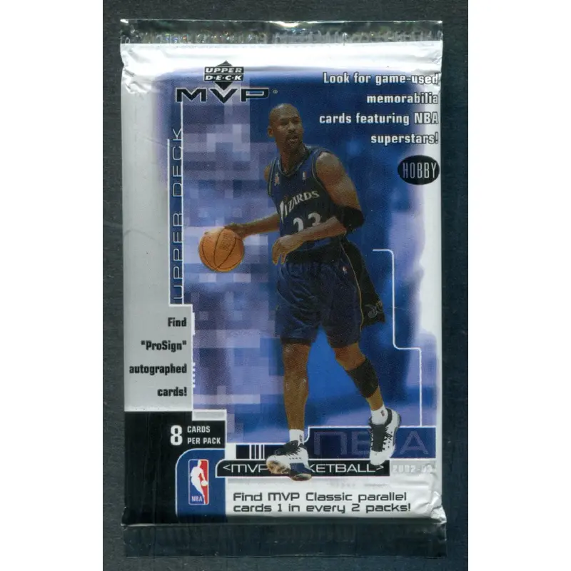 2002/03 Upper Deck MVP Basketball Unopened Pack (Hobby)
