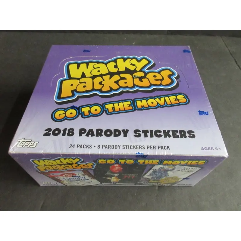 2018 Topps Wacky Packages Go To The Movies Box (24/8)