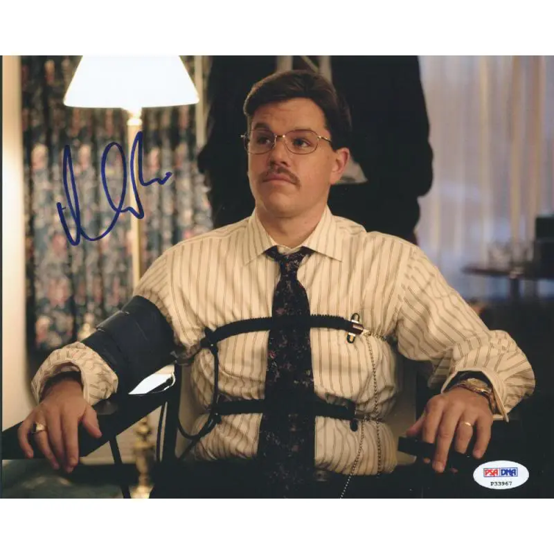 Matt Damon The Informant Signed Authentic 8X10 Photo Autographed PSA/DNA #P33967