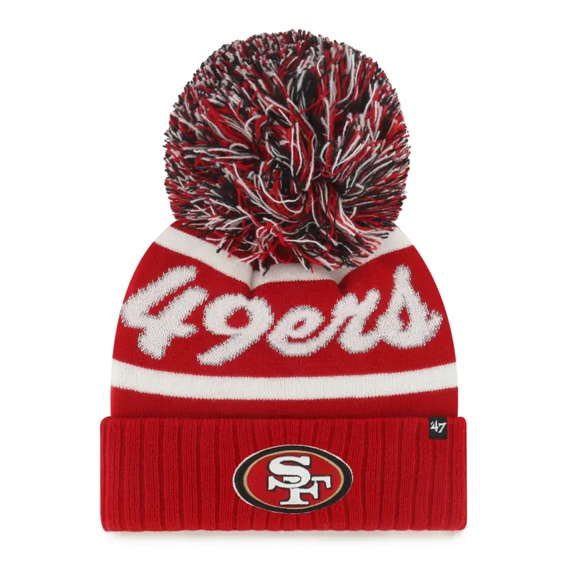 SAN FRANCISCO 49ERS SPIRITED '47 CUFF KNIT WOMENS