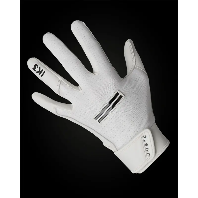 Warstic IK3 Pro Short Cuff Batting Gloves "White"