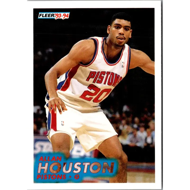 1993 Fleer Allan Houston #282 Rookie