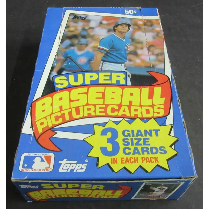 1985 Topps Super Baseball Unopened Box