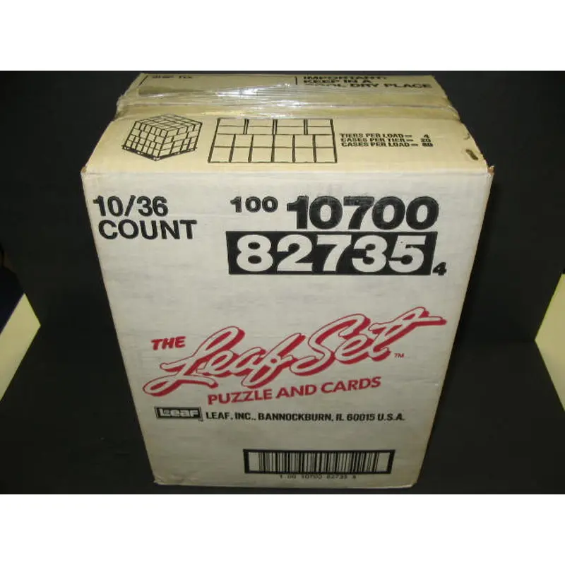 1990 Leaf Baseball Series 1 Case (10 Box) (Authenticate)