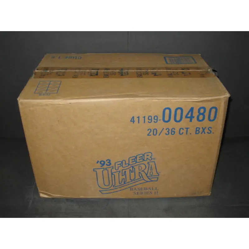 1993 Fleer Ultra Baseball Series 2 Case (20 Box)