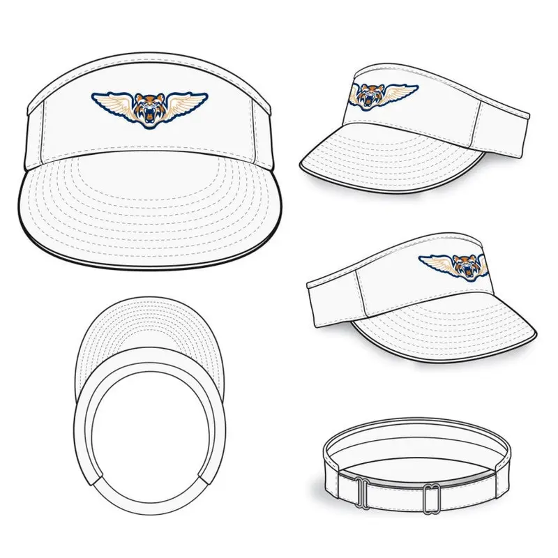 Flying Tigers Winged Tiger Visor