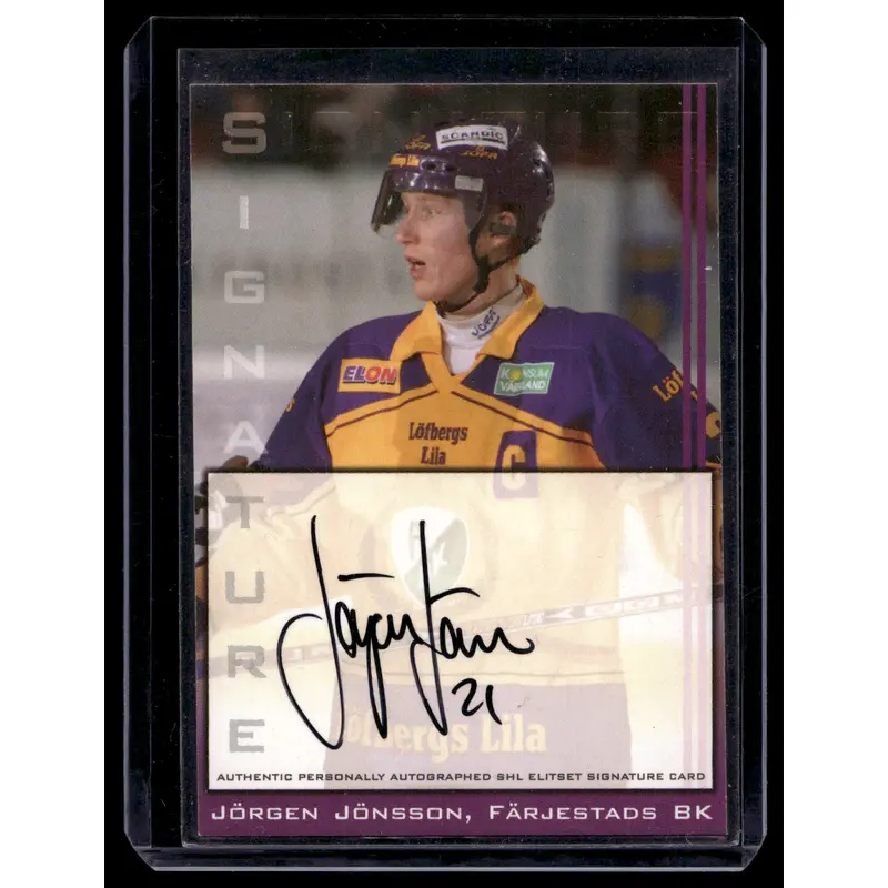 2002-03 SHL Signatures - Jrgen Jnsson