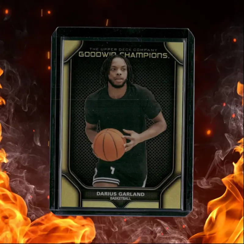 2024-25 Upper Deck Goodwin Champions Darius Garland Portraits Black and Gold