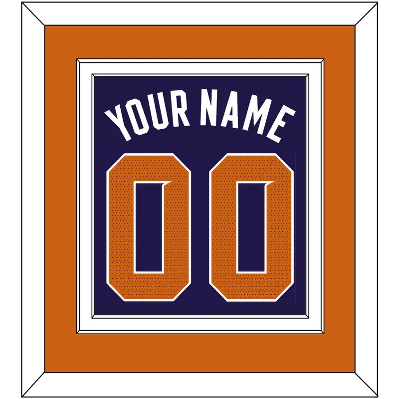 Phoenix Name & Number - Purple Icon (2017-2023) - Double Mat 3