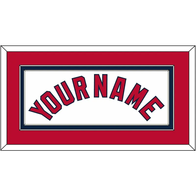 St. Louis Name - Home White (2006-2012) - Double Mat 2