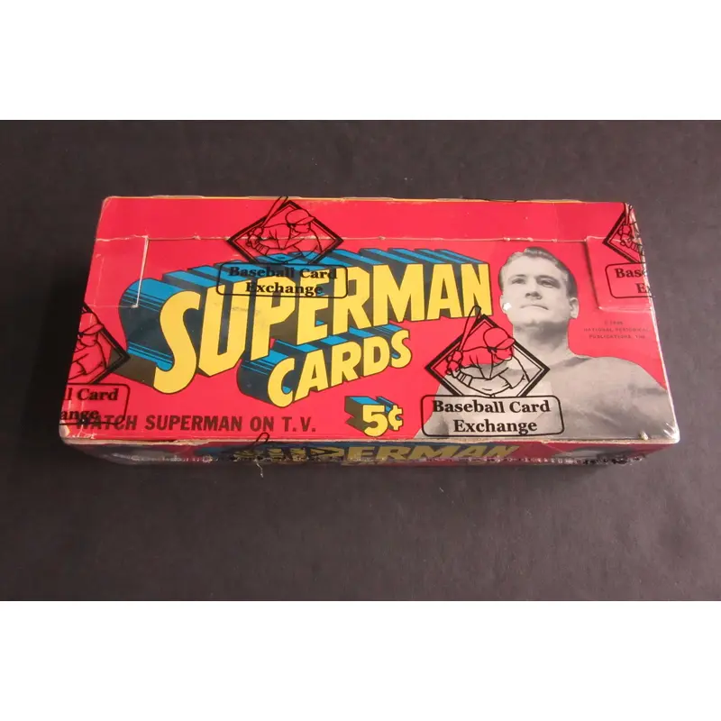 1966 National Periodical Superman Unopened Wax Box (BBCE) (A11566)
