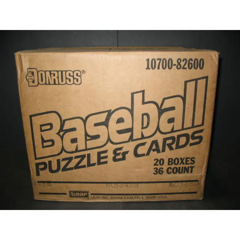 1989 Donruss Baseball Unopened Wax Case (20 Box) (Authenticate)