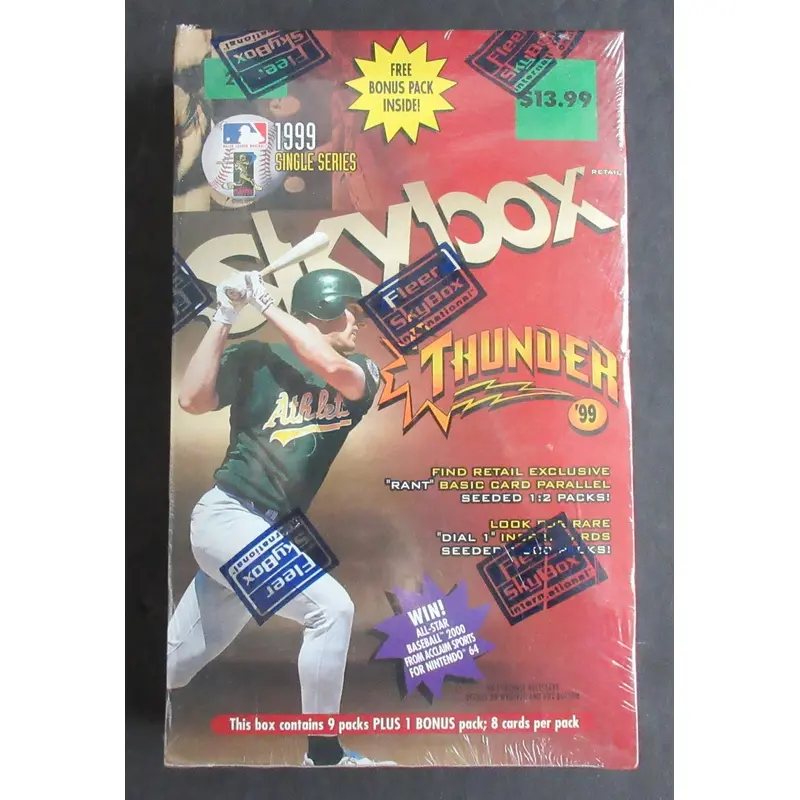 1999 Skybox Thunder Baseball Blaster Box (10/8)