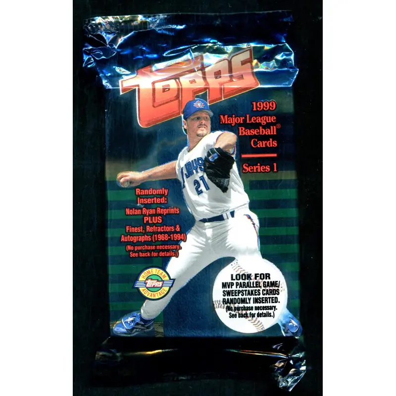 1999 Topps Baseball Unopened Series 1 Jumbo Pack (40) (HTA