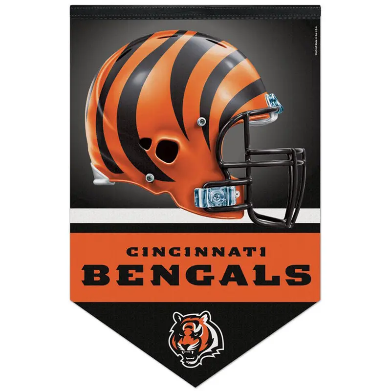 Cincinnati Bengals Official NFL Football Premium Felt 17x26 Wall Banner - Wincraft Inc.
