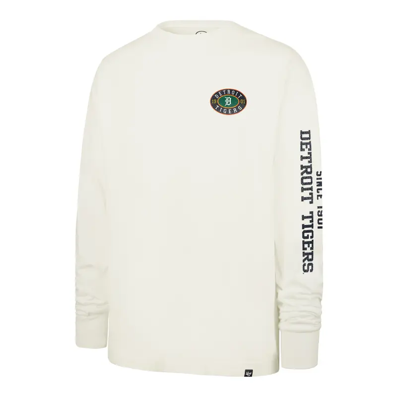 DETROIT TIGERS TIDE SWEEP MONTAUK '47 FOUNDATION LONG SLEEVE TEE