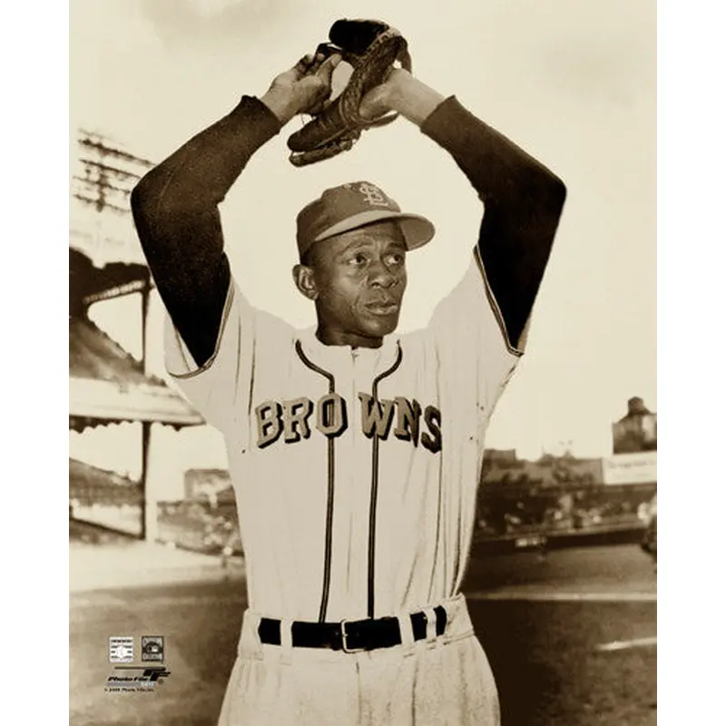 Satchel Paige St. Louis Browns 1952 Sepia-Tone Premium Poster Print - Photofile Inc.