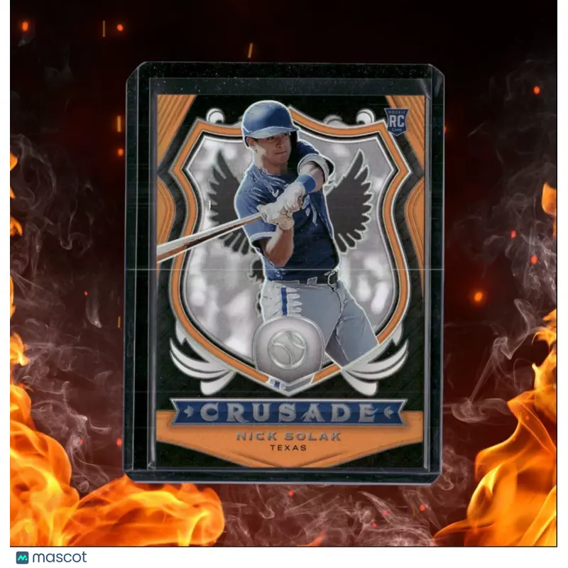 2020 Panini Chronicles Nick Solak Crusade Neon Orange FOTL 04/17 #19