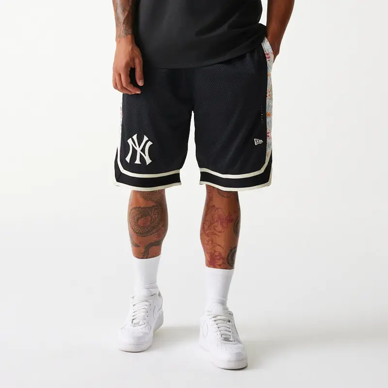 New Era - MLB Infill Mesh Shorts - New York Yankees - Black