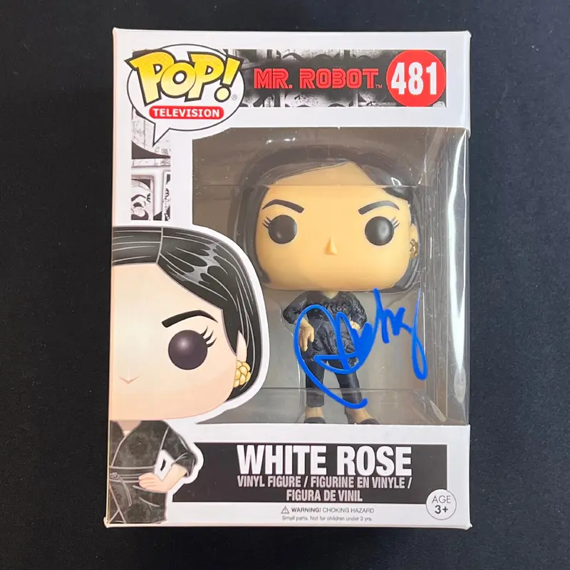 B.D Wong Signed White Rose Funko Pop #481 PSA/DNA Mr. Robot