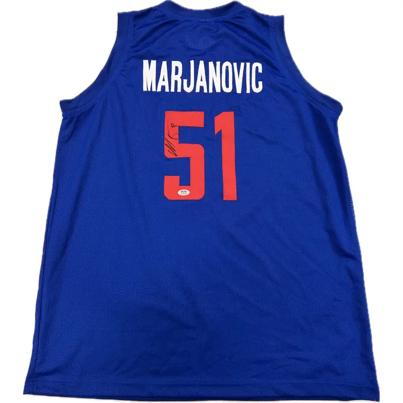 Boban Marjanovic Signed Jersey PSA/DNA Serbia Autographed
