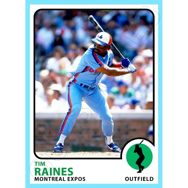 Tim Raines 1973 Topps Custom Card - 4788