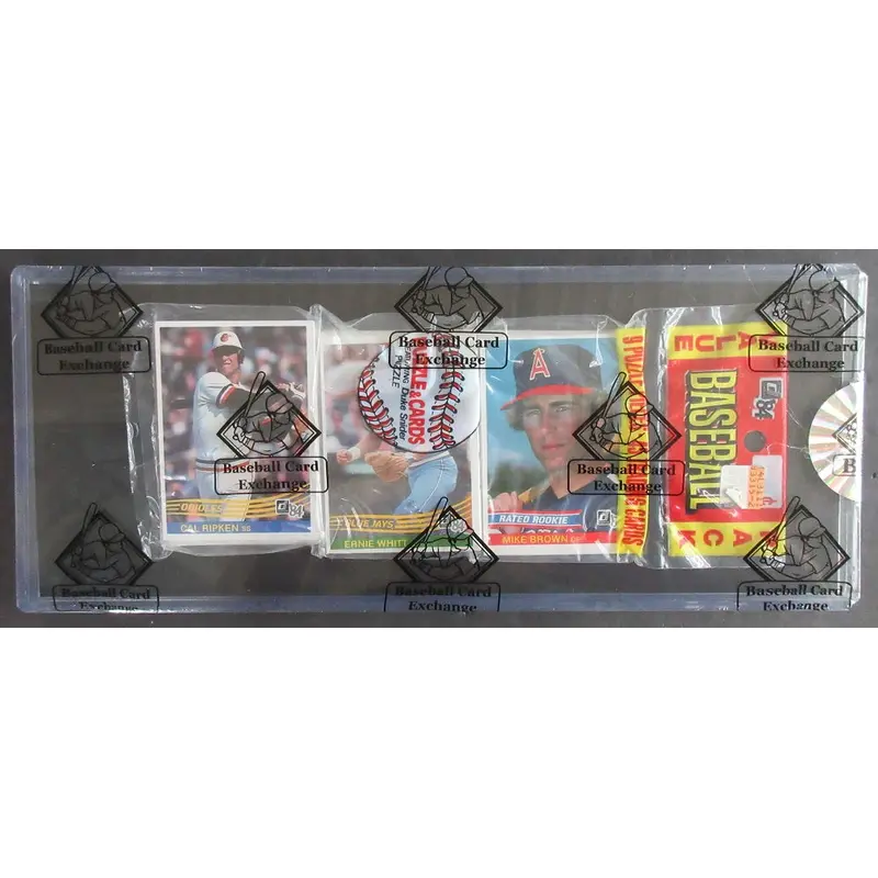 1984 Donruss Baseball Unopened Rack Pack (Ripken Top) (BBCE)