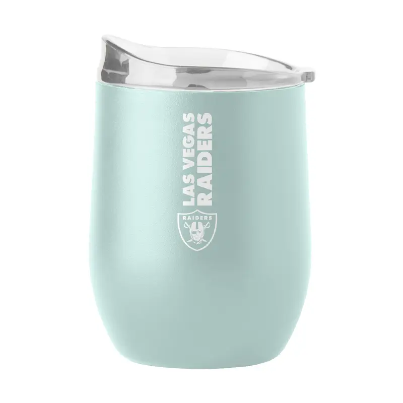 Las Vegas Raiders 16oz Vertical Powder Coat Curved Beverage