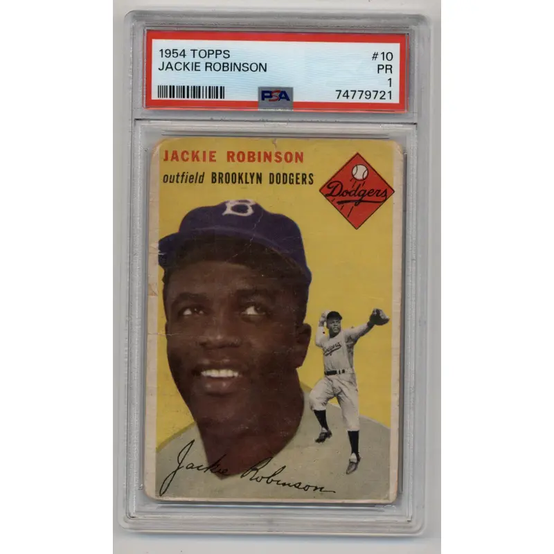 Jackie Robinson 1954 Topps #10 PSA 1 Poor 9721