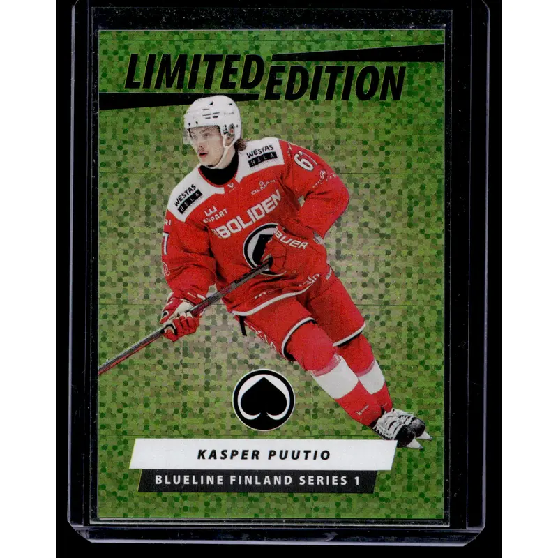 2024-25 Blueline Limited Edition Green - Kasper Puutio #LE-16