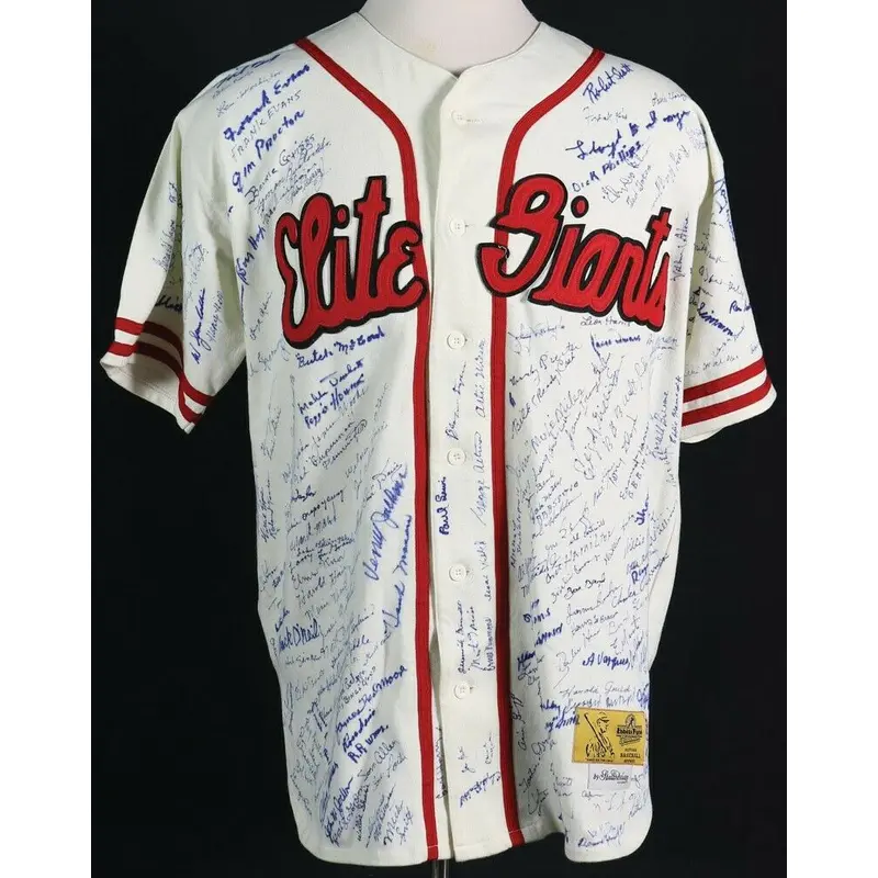 Extraordinary Negro League Legends Signed Jersey With Over 200 Autographs JSA