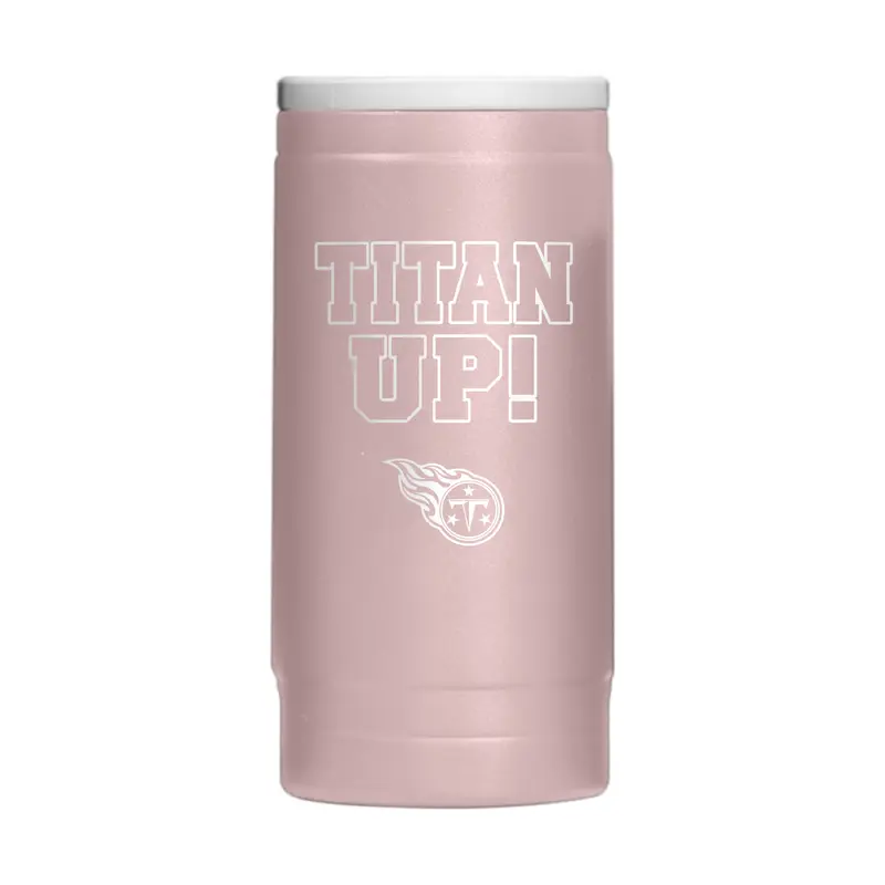 Tennessee Titans  Stencil Powder Coat Slim Can Coolie