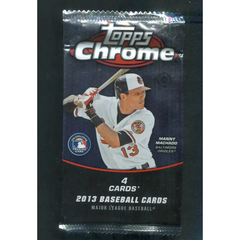 2013 Topps Chrome Baseball Unopened Pack (Hobby) (4)